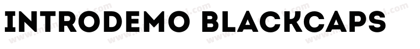 introdemo blackCAPS字体转换